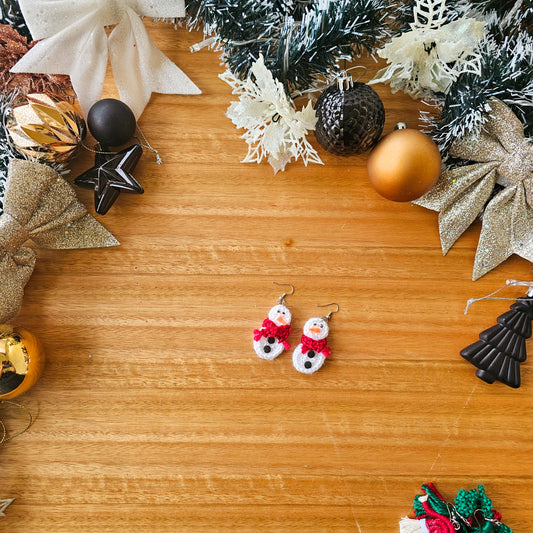 SNOWMAN | Earrings
